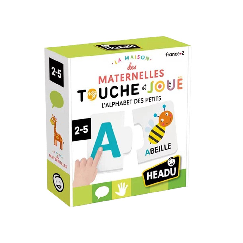 Jouet D'apprentissage De L'alphabet En Bois - 52 Pièces, Lettres Majuscules/minuscules, Pour Maternelle