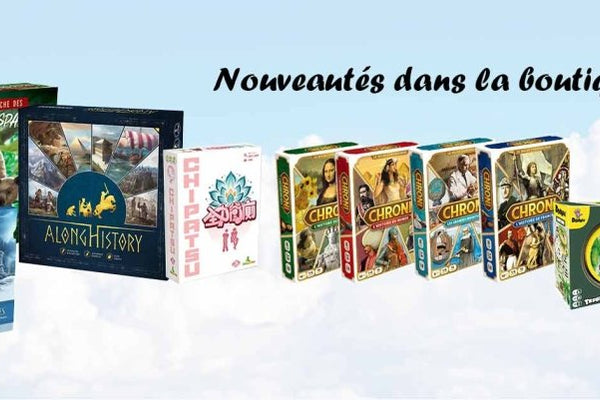 Découvrez les nouveautés en jeux de société dans notre boutique ! - L'Atelier des Jeux
