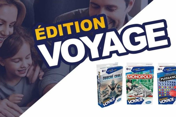 Découvrez l'univers des jeux de société de voyage avec Hasbro Gaming - édition 2024 - L'Atelier des Jeux