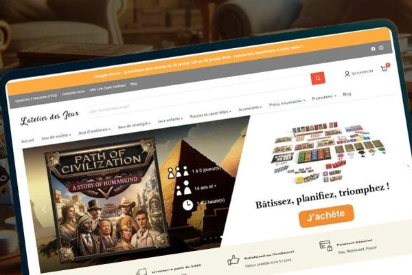 Découvrez notre boutique de jeux de société - Votre destination pour les meilleurs jeux - L'Atelier des Jeux