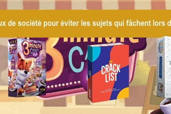 Des jeux pour survivre à un dîner de famille sans parler politique - L'Atelier des Jeux