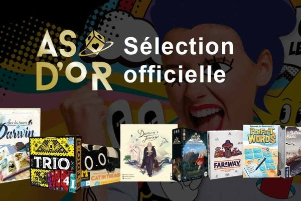 La Sélection Officielle de l'As d'Or 2024 : Un panorama des jeux de société incontournables - L'Atelier des Jeux