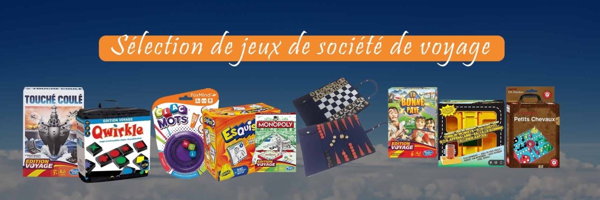 Les jeux de société de voyage : Le remède idéal pour les trajets ennuyeux et les soirées d'hiver! - L'Atelier des Jeux