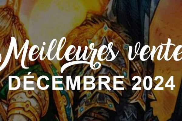 Les meilleures ventes de jeux de société en décembre 2024 - L'Atelier des Jeux