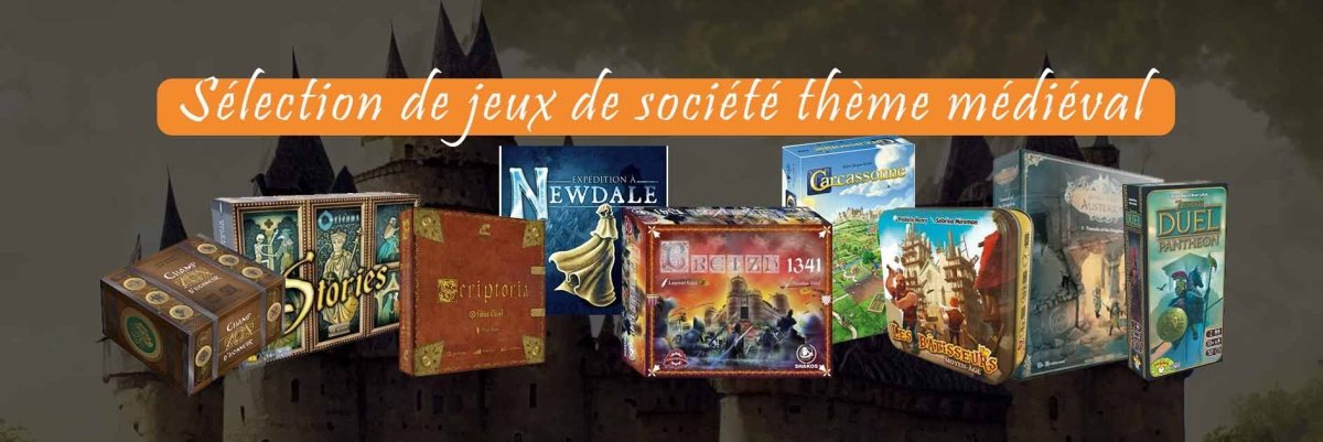 Plongez dans le passé avec ces jeux de société médiévaux captivants - L'Atelier des Jeux