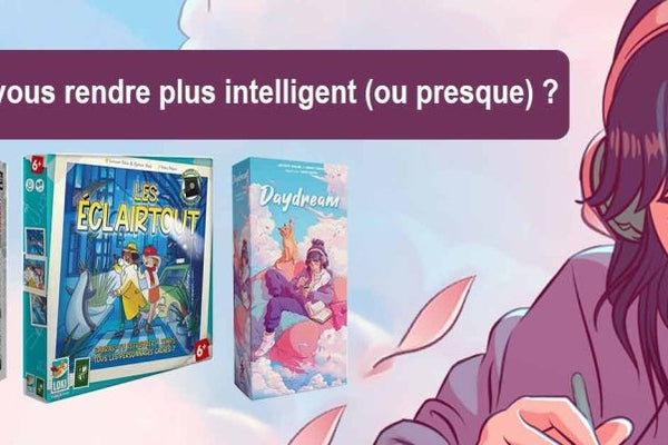 Sélection de jeux de société : Et si jouer pouvait vous rendre plus intelligent (ou presque) ? - L'Atelier des Jeux