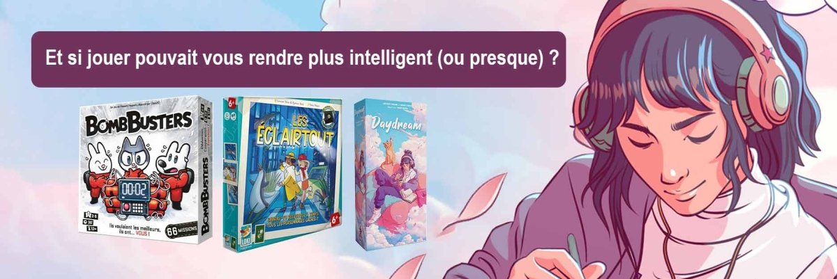 Sélection de jeux de société : Et si jouer pouvait vous rendre plus intelligent (ou presque) ? - L'Atelier des Jeux