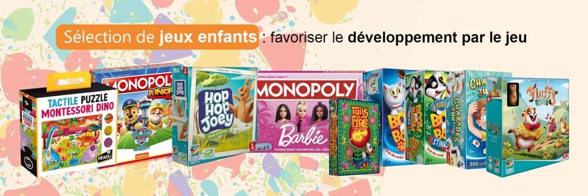 Sélection de jeux pour les enfants : favoriser le développement par le jeu - L'Atelier des Jeux