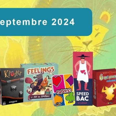 Top 10 des jeux de société les plus vendus en septembre 2024 - L'Atelier des Jeux