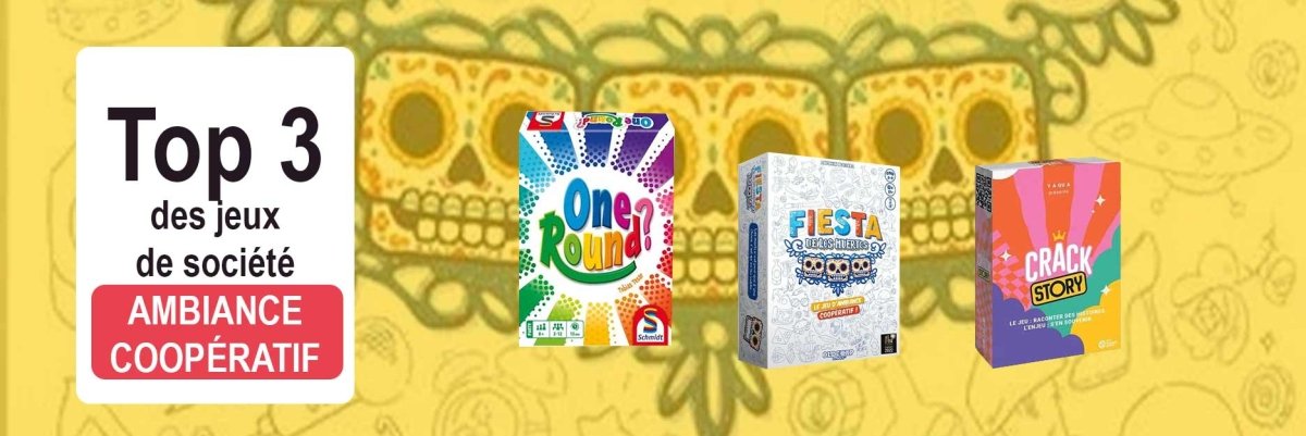 Top 3 des jeux de société d'ambiance coopératifs - L'Atelier des Jeux