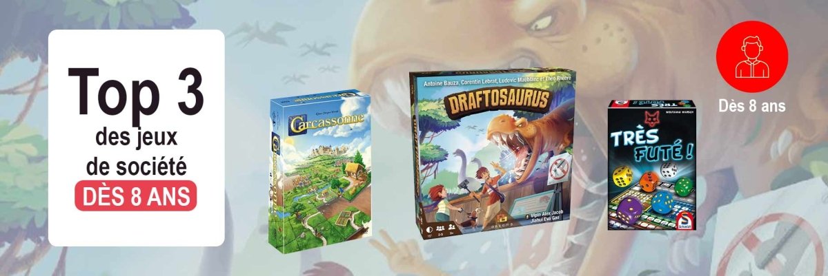 Top 3 des meilleurs jeux de société pour les enfants de 8 ans - L'Atelier des Jeux
