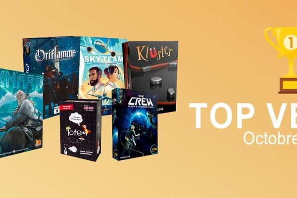 Top ventes : jeux de société d'octobre - L'Atelier des Jeux