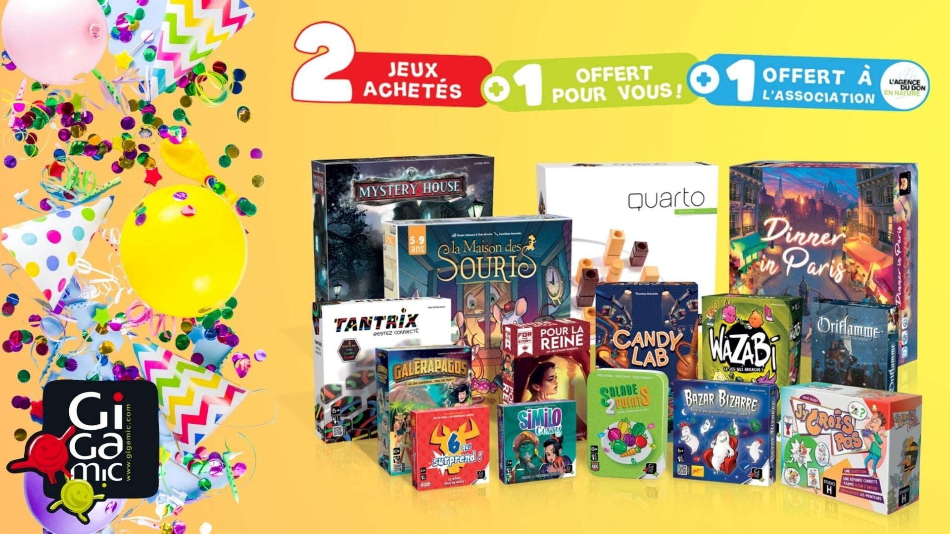 Opération Giganniversaire | Mille & un Jeux