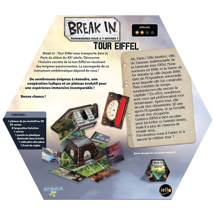 Break In - Tour Eiffel - Jeu de Société - L'Atelier des Jeux