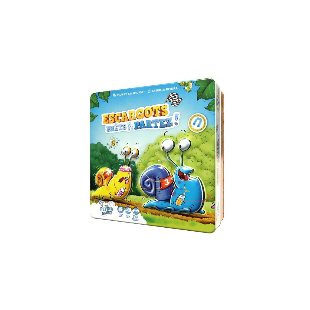 Jeu de société, dés, parcours dès 5 ans, Escargots, Prêts ? Partez ! 