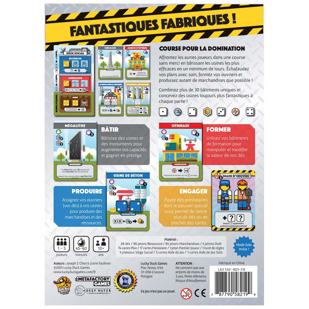 Fantastiques Fabriques - Jeu de Société - L'Atelier des Jeux