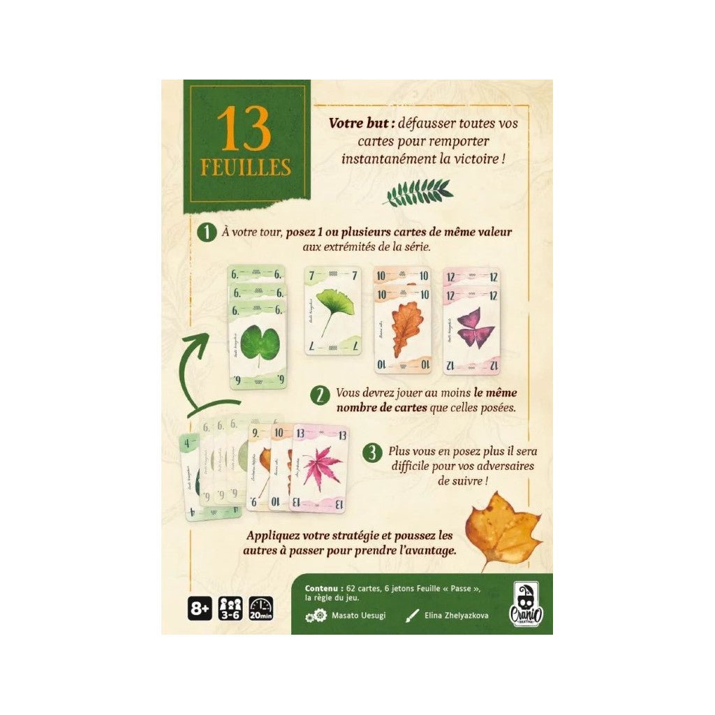 13 Feuilles_Jeu - de - société