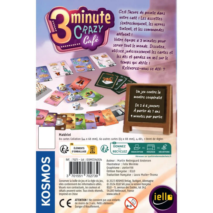 3 Minute Crazy Café_Jeu - de - société