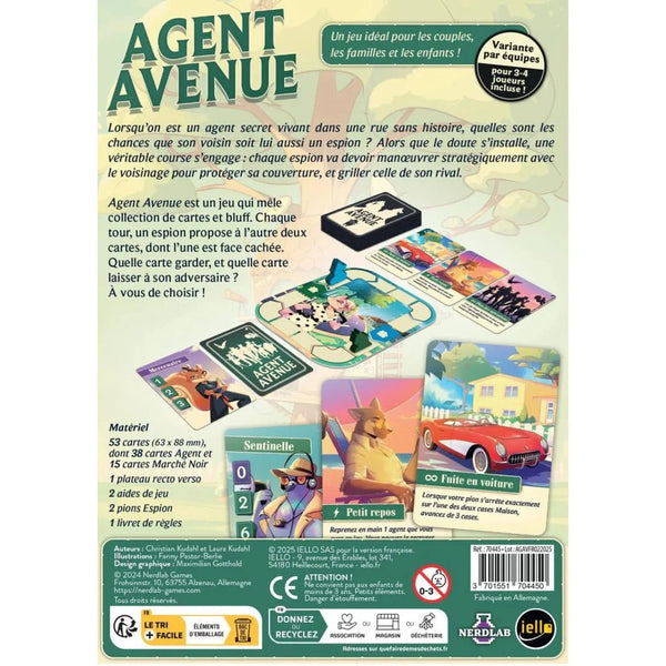 Agent Avenue_Jeu - de - société