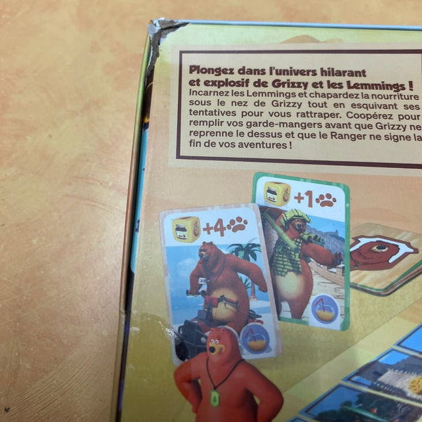Boîte abîmée - Grizzy et les Lemmings - Autour du Monde_Jeu - de - société