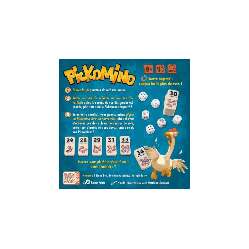 Boîte abîmée - Pickomino_Jeu - de - société
