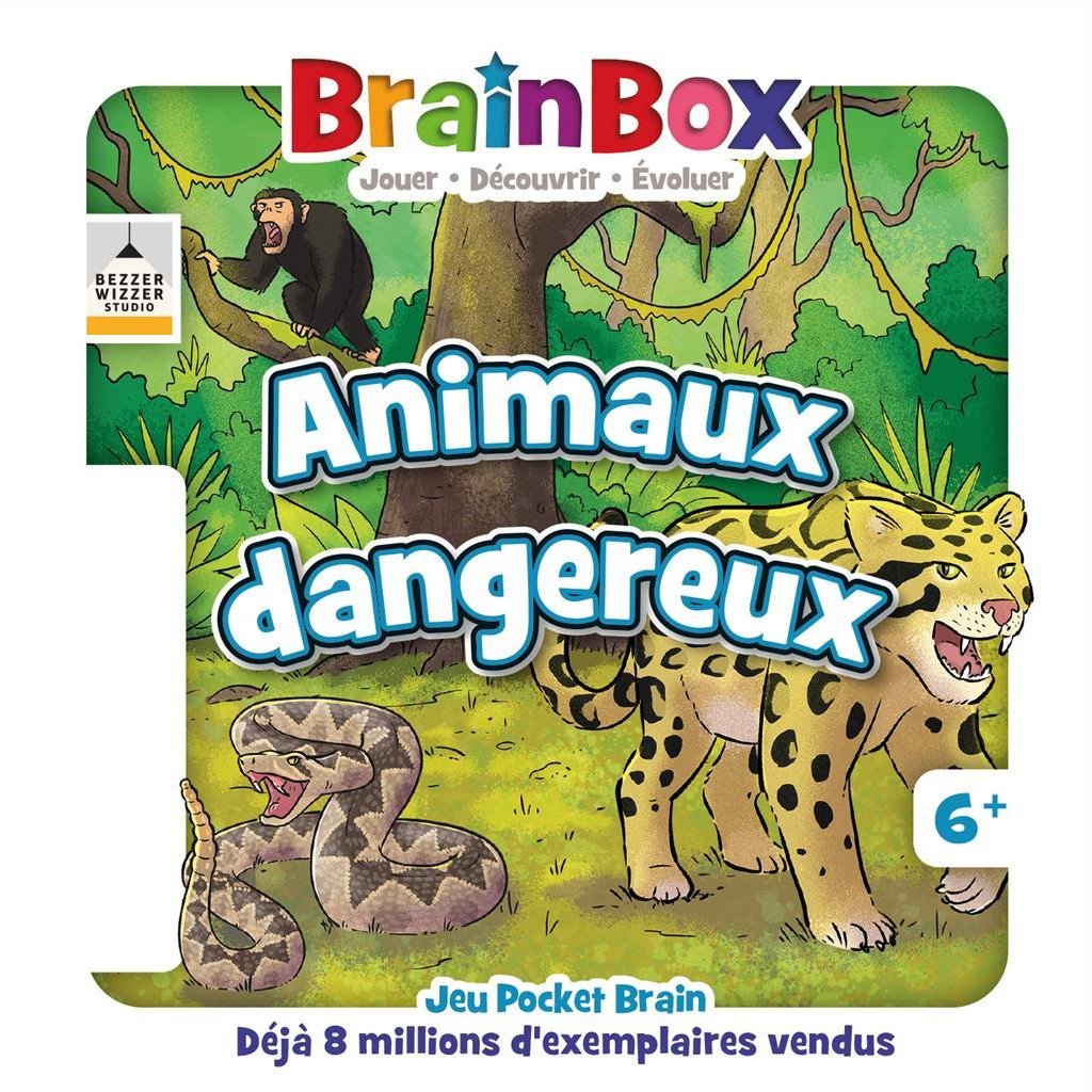 BrainBox Pocket : Animaux Dangereux_Jeu - de - société