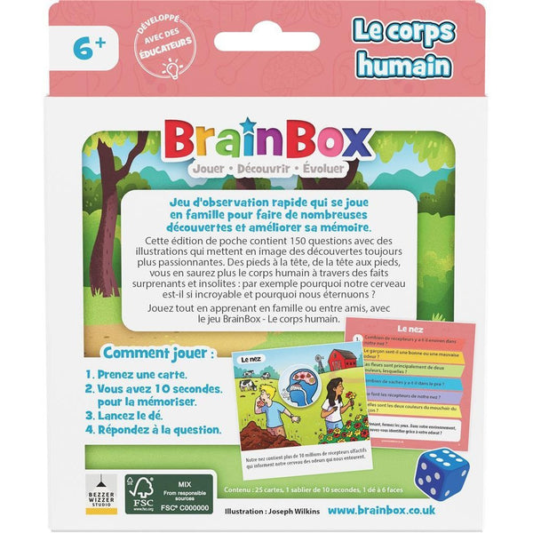 BrainBox Pocket : Le Corps Humain_Jeu - de - société