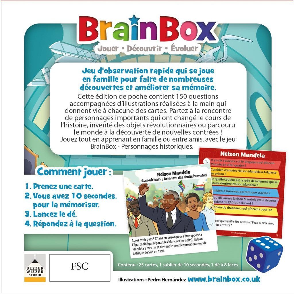 BrainBox Pocket : Personnages Historiques_Jeu - de - société
