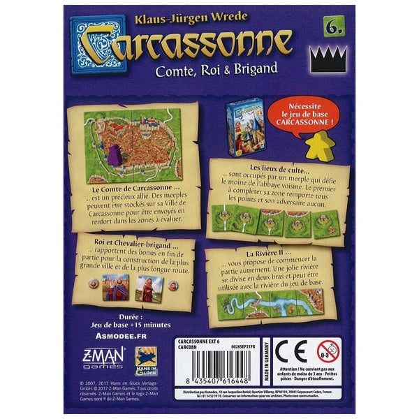 Carcassonne - Extension 6 : Comte, Roi et brigand_Jeu - de - société