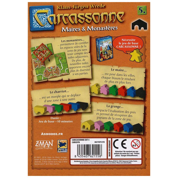 Carcassonne - Maires et Monastères_Jeu - de - société