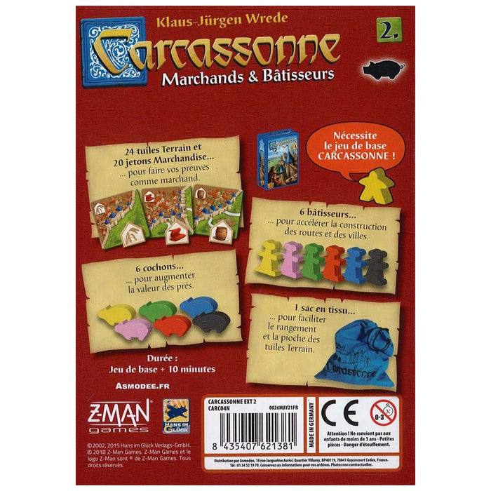 Carcassonne : Marchands Et Bâtisseurs_Jeu - de - société