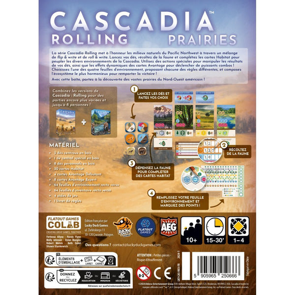 Cascadia Rolling : Prairies_Jeu - de - société