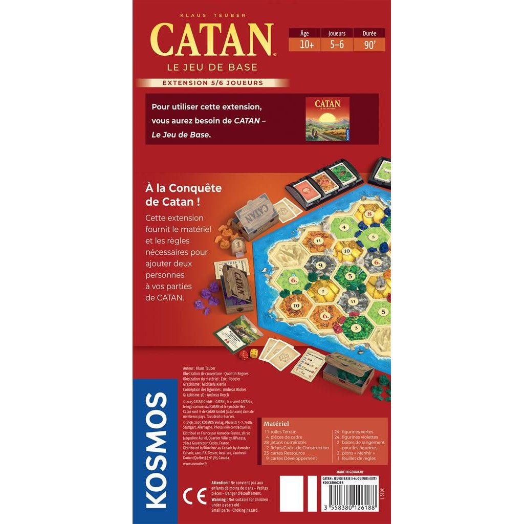 Catan - 5 - 6 joueurs (Ext.) (Edition 2025)_Jeu - de - société