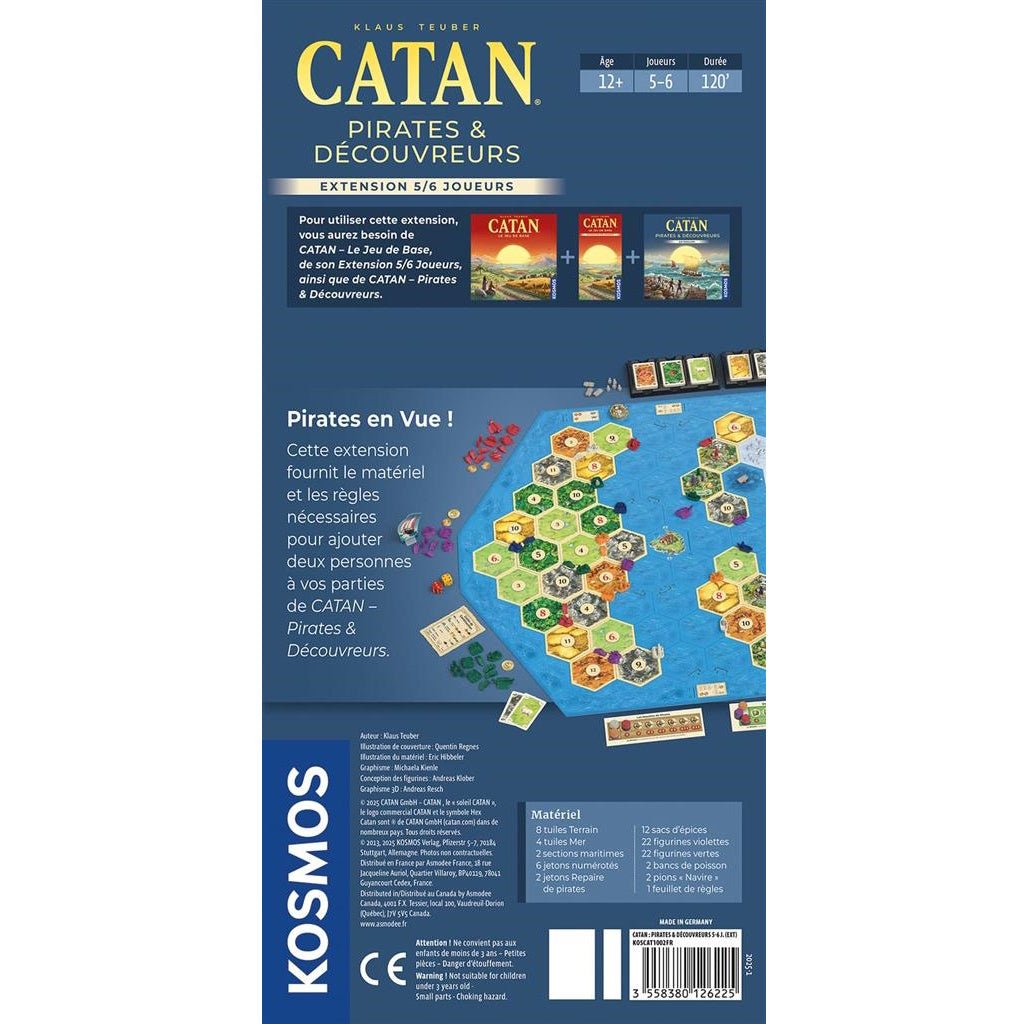 Catan - Pirates & Découvreurs - 5/6 joueurs (Ext.) (Edition 2025)_Jeu - de - société