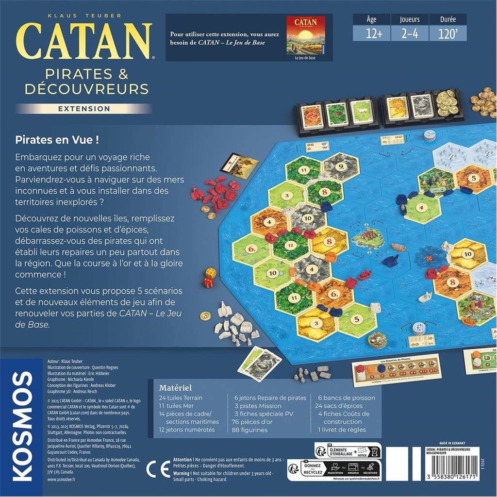 Catan - Pirates & Découvreurs (Ext.) (Edition 2025)_Jeu - de - société