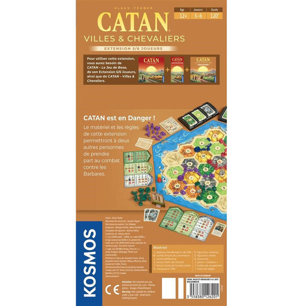 Catan - Villes et Chevaliers 5/6 joueurs (Ext.) (Edition 2025)_Jeu - de - société