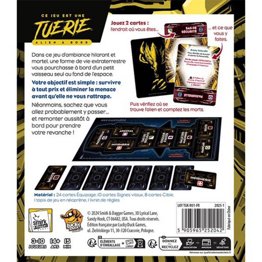 Ce Jeu est une Tuerie - Alien à Bord_Jeu - de - société