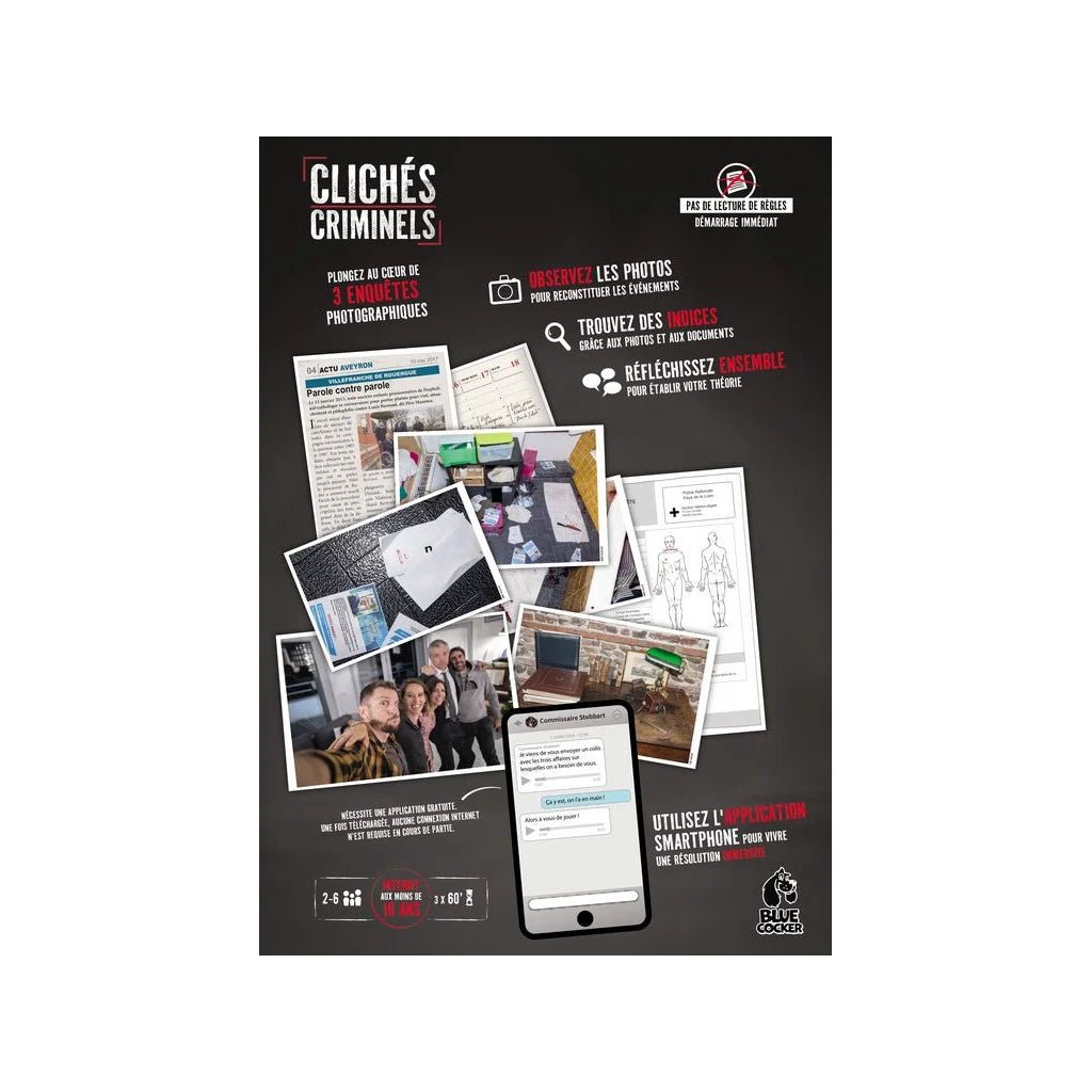 Clichés Criminels_Jeu - de - société