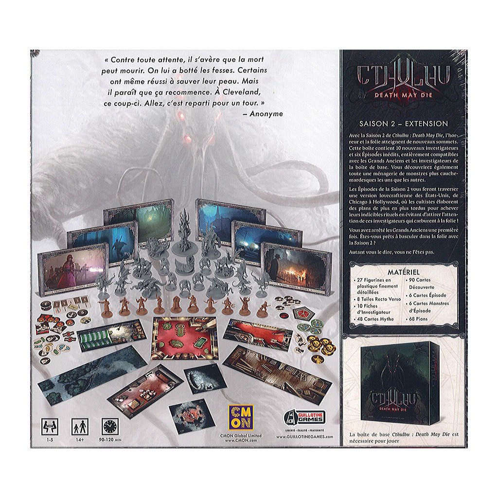Cthulhu : Death May Die - Saison 2_Jeu - de - société
