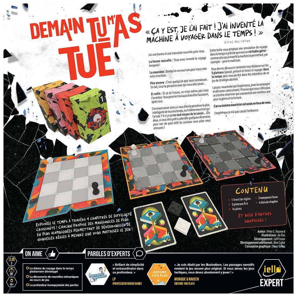 Demain Tu M'as Tué_Jeu - de - société