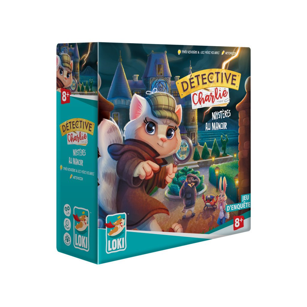 Détective Charlie : Mystères au Manoir_Jeu - de - société