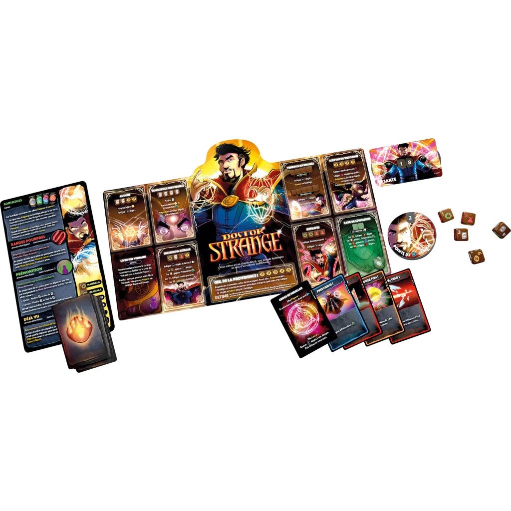 Dice Throne Marvel : Captain Marvel - Black Panther - Dr Strange - Black Widow_Jeu - de - société