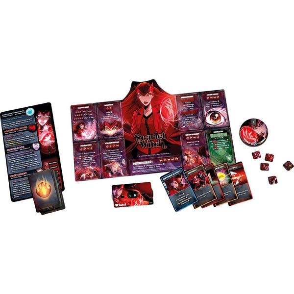 Dice Throne Marvel : Scarlet Witch - Thor - Loki - Spiderman Miles Morales_Jeu - de - société