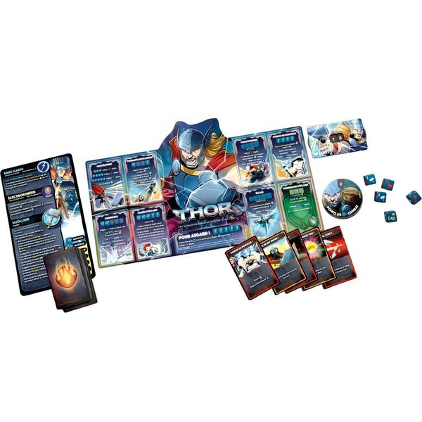 Dice Throne Marvel : Scarlet Witch - Thor - Loki - Spiderman Miles Morales_Jeu - de - société