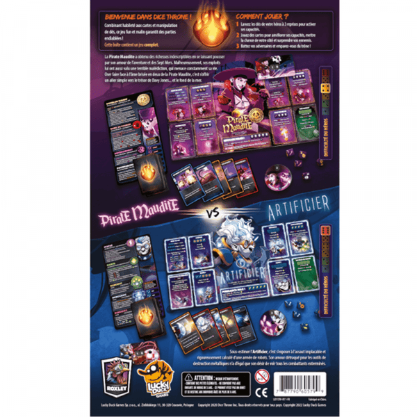 Dice Throne S2 - Artificier vs Pirate Maudite_Jeu - de - société