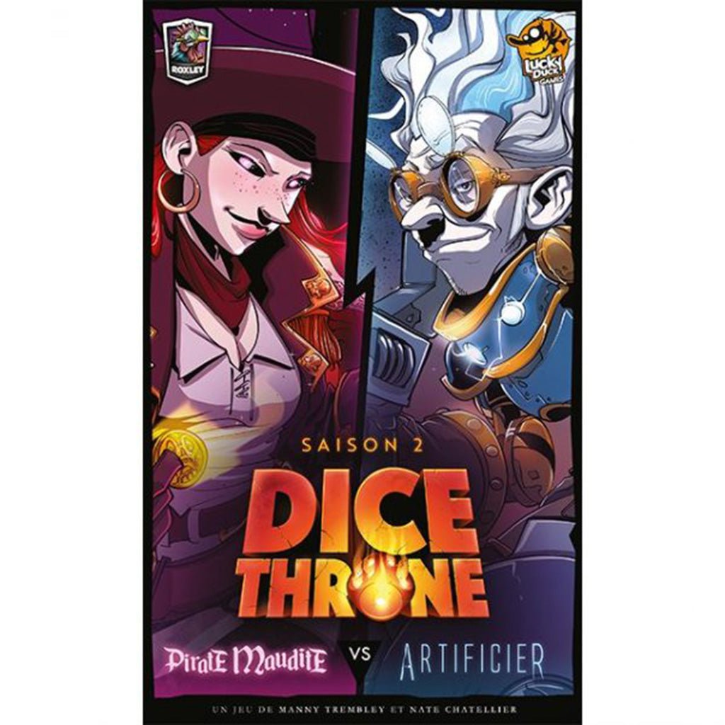 Dice Throne S2 - Artificier vs Pirate Maudite_Jeu - de - société