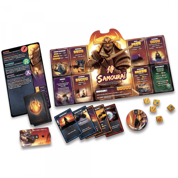 Dice Throne S2 - As de la gâchette vs Samouraï_Jeu - de - société