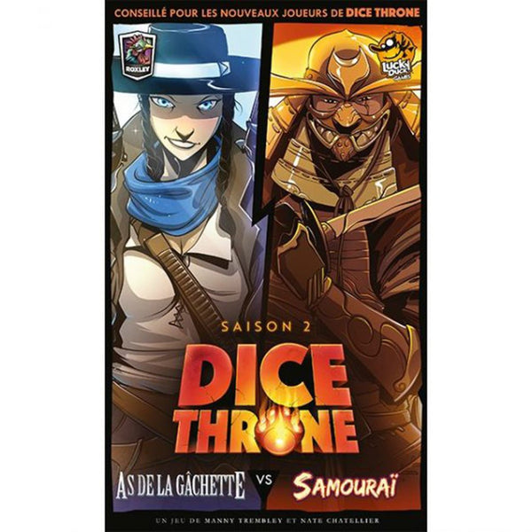 Dice Throne S2 - As de la gâchette vs Samouraï_Jeu - de - société