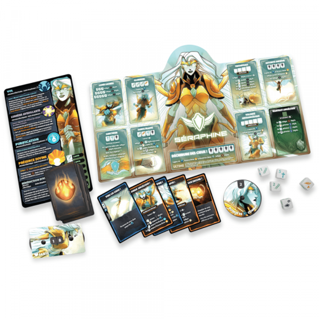 Dice Throne S2 - Séraphine vs Reine Vampire_Jeu - de - société