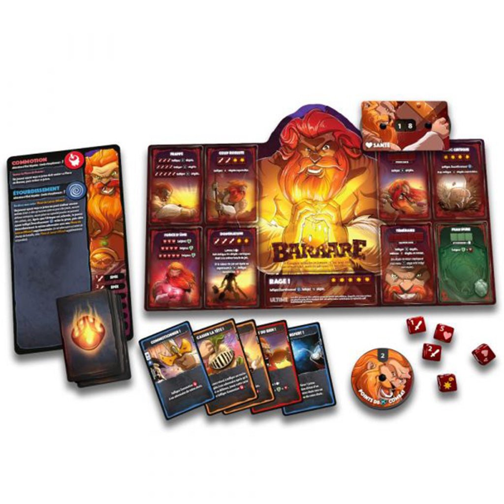 Dice Throne Saison 1 - Barbare Vs Elfe Lunaire_Jeu - de - société